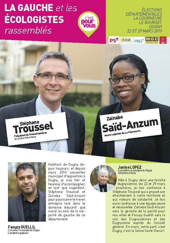 Tract diffusé à Dugny